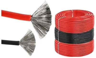 Productafbeelding van Zonnepaneel Kabel - Elektrische Draad - Bedrading Elektronische Apparaten - Hittebestendig PVC Materiaal - 20 m - Zwart
