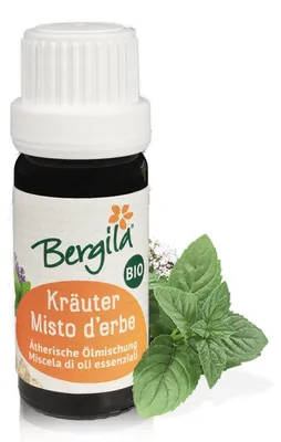 Immagine prodotto di Olio alle erbe - miscela di oli essenziali biologici 10 ml. - Bergila