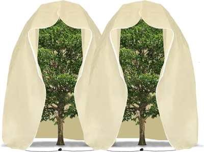 Imagen del producto de Juego de 2 fundas protectoras para plantas de invierno, de 2 x 2,4 metros