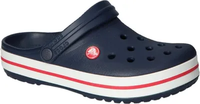Produktbild von Crocs Crocband Clog, Weiblich, Erwachsener, Navy, Rot, Weiß, Einfarbig, 37 - 38, Geschlossene Sandalen