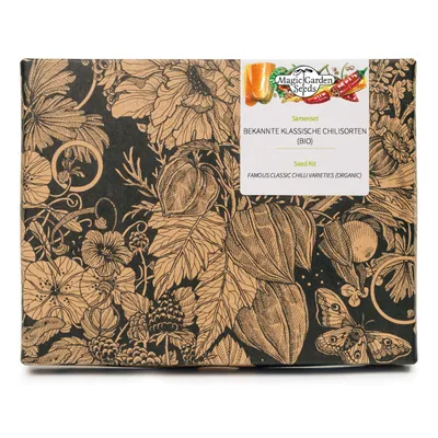 Produktbild von Bekannte klassische Chilisorten (Bio) - Samen-Geschenkset mit 4 traditionellen Chilisorten