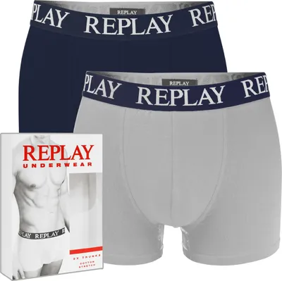 Obrázek produktu pro Replay 2-pack - Pánské bavlněné boxerky, kalhoty pro muže