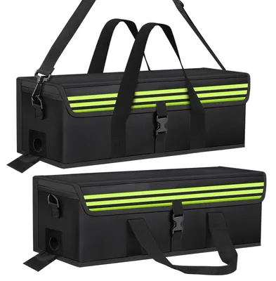 Image de Poche de batterie pour vélo électrique, ignifuge, étanche, antidéflagrant, dimensions 51x15x15 cm, avec éléments réfléchissants