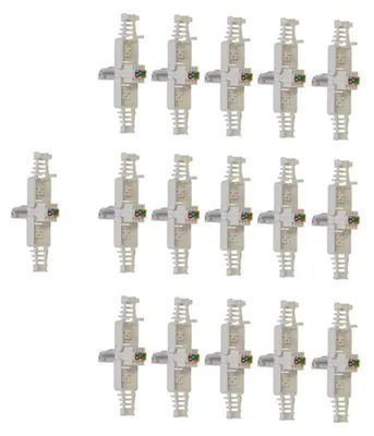 Produktbild von PremiumX 16x Netzwerkstecker RJ45 CAT5e Toolless Plug
