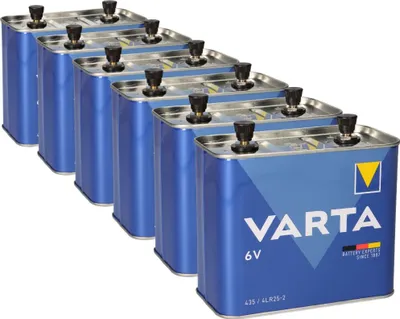 Produktbild von 6x Varta 435 6V 35.000mAh Batterie longlife Alkaline