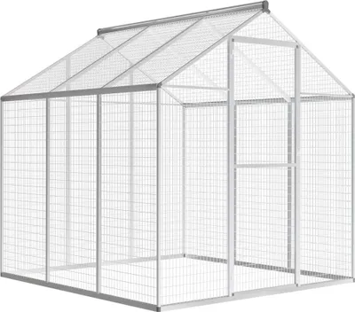 Imagen del producto de Pajarera de exterior de aluminio 183x178x194 cm