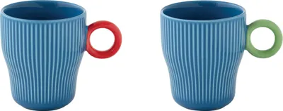 Immagine prodotto di Set di due tazze in porcellana Twist & Match Blue