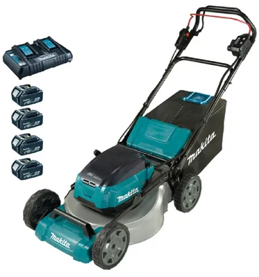Obrázek produktu pro Makita DLM532PT4, Ruční sekačka, 2300 m², 53,4 cm, 2 cm, 10 cm, 2800 ot/min