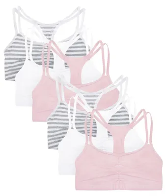 Immagine prodotto di Reggiseno a bretelle sottili in cotone da donna, confezione , reggiseno sportivo