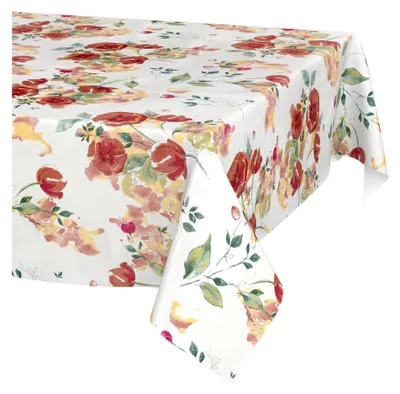 Produktbild von Wachstischdecke mit Mohnblumen, abwaschbar und pflegeleicht, 200 x 140 cm