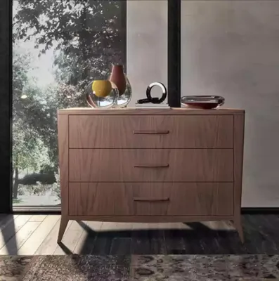 Produktbild von Schlafzimmer Set Bett 2x Nachttische Kommode Design Luxus Möbel 4tlg