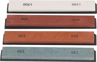 Obrázek produktu pro 4 ks Brousek na nože Robustní bezpečný brousek na nože Whetstone 120 320 600 1500 Grit