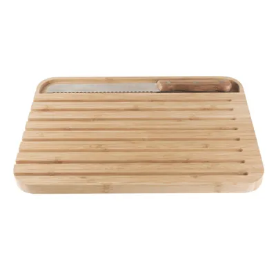 Produktbild von Pebbly Brotbrett mit Brotmesser L
