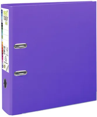 Image de Exacompta PREM'TOUCH Classeur PP 2 anneaux 80mm DIN A4 Largeur augmentée Lilas