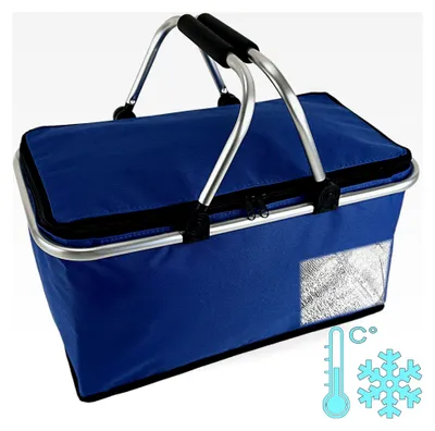 Produktbild von Faltbarer Einkaufskorb mit Thermofunktion 30 L Kühltasche