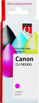 Produktbild von Quantore - Tintenpatronen-Alternative für CLI-581XXL rot