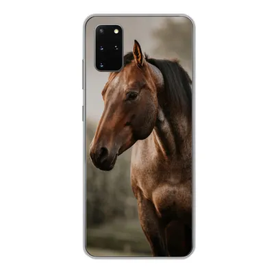 Produktbild von MuchoWow® Handyhülle Schutzhülle Hülle für Samsung Galaxy S20 Plus Pferd - Licht - Wald Silikon Softcase Handy Hülle - Hartschale