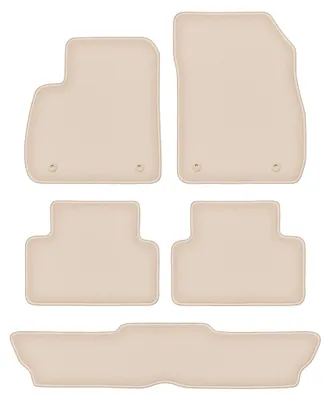 Immagine prodotto di Tappetini in moquette per Opel Zafira C 2012-2019 (7 posti) – set 4 pezzi, beige, su misura – Wielganizator FORTUNA