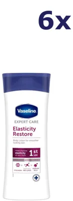 Produktbild von 6x Vaseline bodylotion - 400ml -expert care elasticiteit herstellen