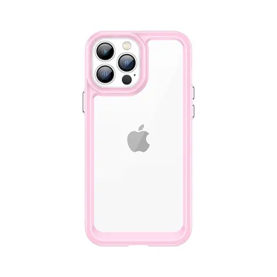 Produktbild von Outer Space Case Hülle Cover Handy-Hülle Schutz Hardcover Gelrahmen kompatibel mit iPhone 8 Pink