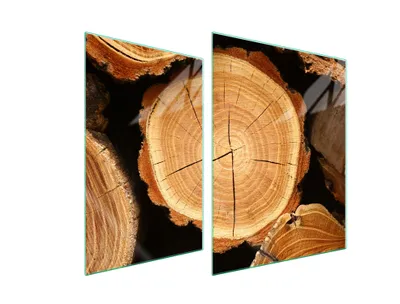 Produktbild von Glasschutzplatte Für Herd 70X52 Holz