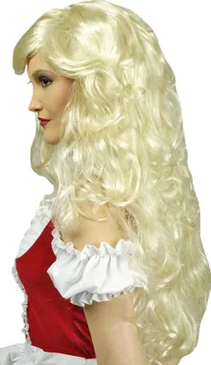 Produktbild von Langhaar Locken Perücke Taylor - Blond