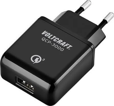 Obrázok produktu pre VOLTCRAFT QCP-3000 USB nabíjačka Zásuvka Výstupný prúd (max.) 3000 mA 1 x USB Qualcomm Quick Charge 3.0 (VC-11342765)
