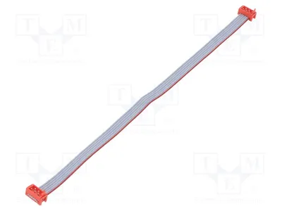 Produktbild von 1x Kabel: Flachbkabel mit Verbindern System: 2x3 PIN: 6 L: 200mm 2205061-3 -Steck
