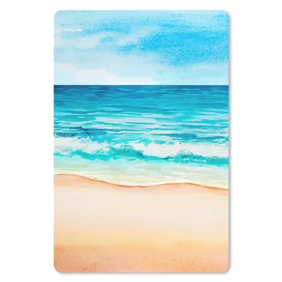 Produktbild von MuchoWow® Mauspad Mousepad Strand - Golf - Meer 40x60 cm - Mousepads - Maus Mat - Pad - Mausunterlage - Schreibtisch Accesoire