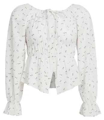 Image de JEONA - Chemisier pour femmes - Blanc - Taille S