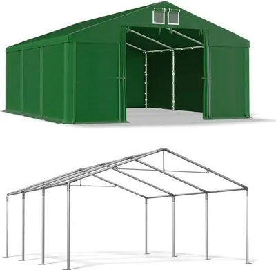 Letný skladový tent 4x6 Green SUMMER MSD hlavná fotografia výrobku,
