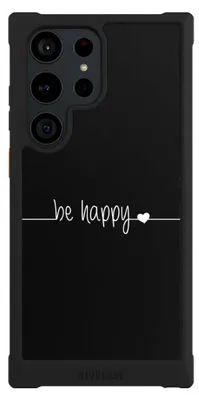 Produktbild von NIVOCASE Hülle für Samsung Galaxy S23 Ultra  Stoßfeste Handyhülle NIVOmax Case Schwarz Glück Sprüche Statement