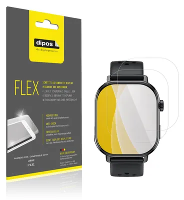 Immagine prodotto di 2x Pellicola protettiva per uaue P131, rivestimento al 100%, Protezione dipos Flex