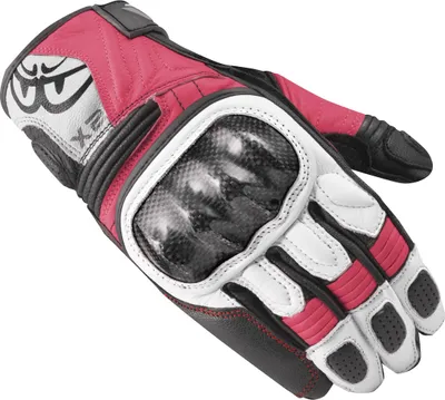 Image de Gants de moto Berik LDX pour femmes, noir/rose, XL