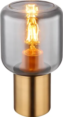 Produktbild von Globo Lighting Tischleuchte Metall messingfarben, 1x E27