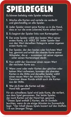 The image shows the rules for a card game.