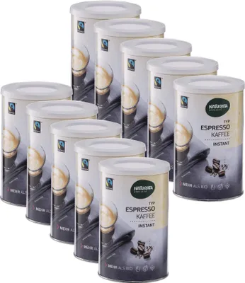 Produktbild von Espresso Bohnenkaffee, instant, Dose (10 x 100 g)