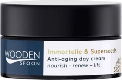 Obrázek produktu pro Denní krém proti stárnutí se slámou a supersemeny WoodenSpoon 50 ml