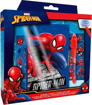 Obrázok produktu pre Spiderman denník s magickým perom pre deti