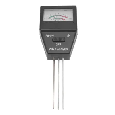 Produktbild von 2-in-1 Boden-pH-Messgerät & Bodenfruchtbarkeitstester – Mit 3 Sonden für Garten, Rasen, Hof, Innen- und Außenbereich