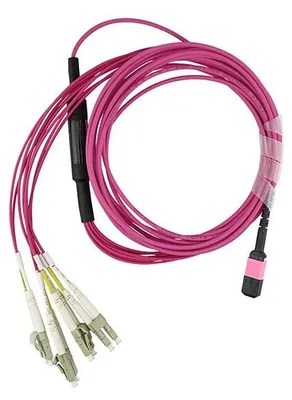 Produktbild von BlueOptics R1N86A-BO, 3 m, OM4, MPO, 4x LC