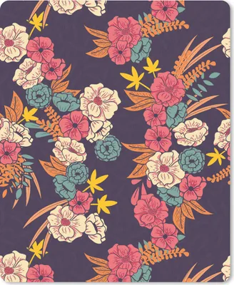Produktbild von MuchoWow® Mauspad Mousepad Blumenstrauß - Blumen - Tropisch - Muster 30x40 cm - Mousepads - Maus Mat - Pad - Mausunterlage - Mausmatten