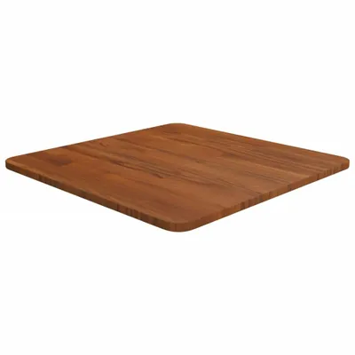 Obrázok produktu pre Štvorcová stolová doska tmavohnedá 50x50x1,5 cm ošetrený dub