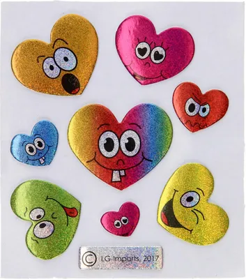 Produktbild von Duckiez Aufkleber Smiley glitzernd