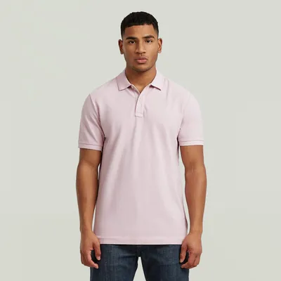 Obrázek produktu pro Pánské polo tričko G-Star, model D11595-D756, řada Dunda, barva: tmavě fialová (burnished lilac), střih: slim fit, materiál: bavlna
