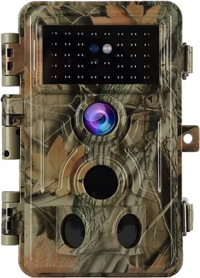 Produktbild von Wildtierkamera mit Nachtsichtfunktion, Bewegungserkennung, 64 MP, 1296P