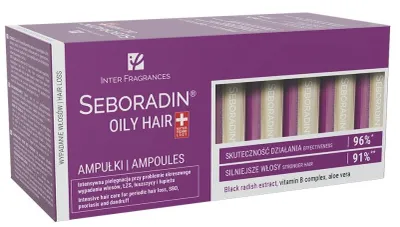 Immagine prodotto di Seboradin Tendenza a ingrassare i capelli, Siero rinforzante in fiale, 14x5,5 ml