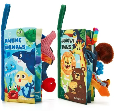Zdjęcie produktu dla Zestaw 2 książek sensorycznych dla niemowląt
