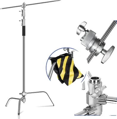 Produktbild von Fotostativ, 2,6 m höhenverstellbar, 40 kg Tragfähigkeit, 2.6M