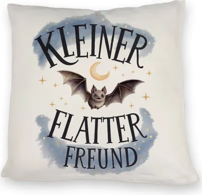 Produktbild von Kleiner Flatterfreund Fledermaus Kissen